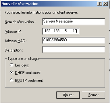 Reservation_DHCP